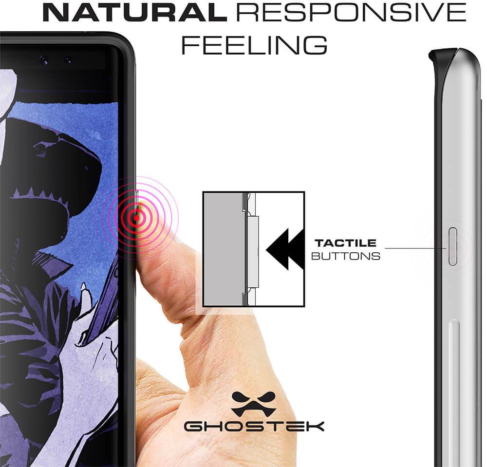 Galaxy Note 9, Ghostek Atomic Slim Case Full Body TPU [Shockproof] | Gold