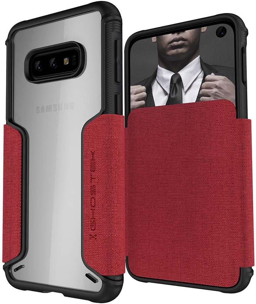 Galaxy S10e Wallet Case | Exec 3 Series [Red]