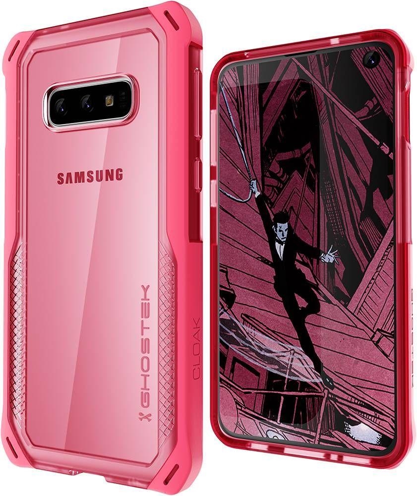 Galaxy S10e Clear Protective Case | Cloak 4 Series [Pink]