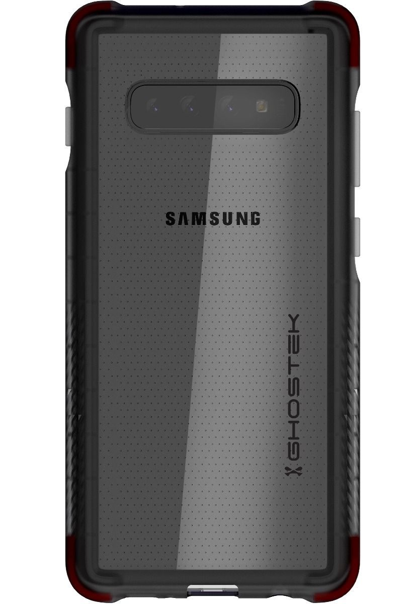 Galaxy S10+ Plus Clear-Back Protective Case | Covert 3 Series [Black]