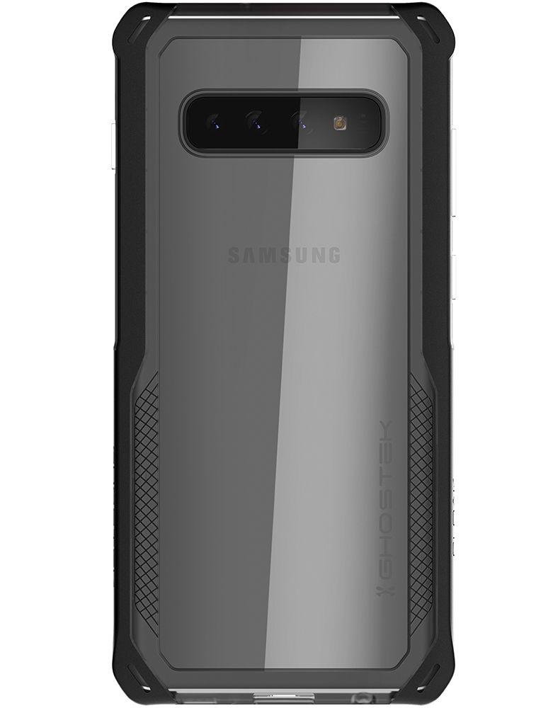 Galaxy S10+ Plus Clear Protective Case | Cloak 4 Series [Black]