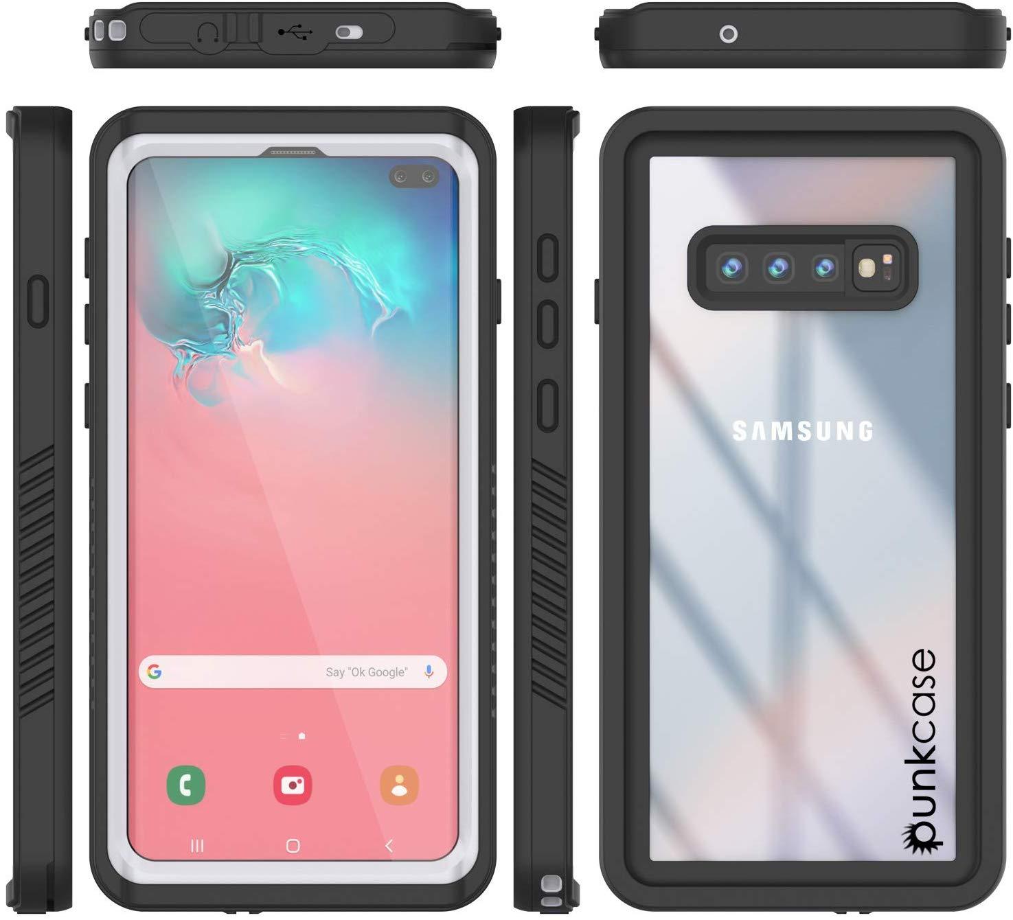 Galaxy S10e Water/Shock/Snow/dirt proof Punkcase Slim Case [White]
