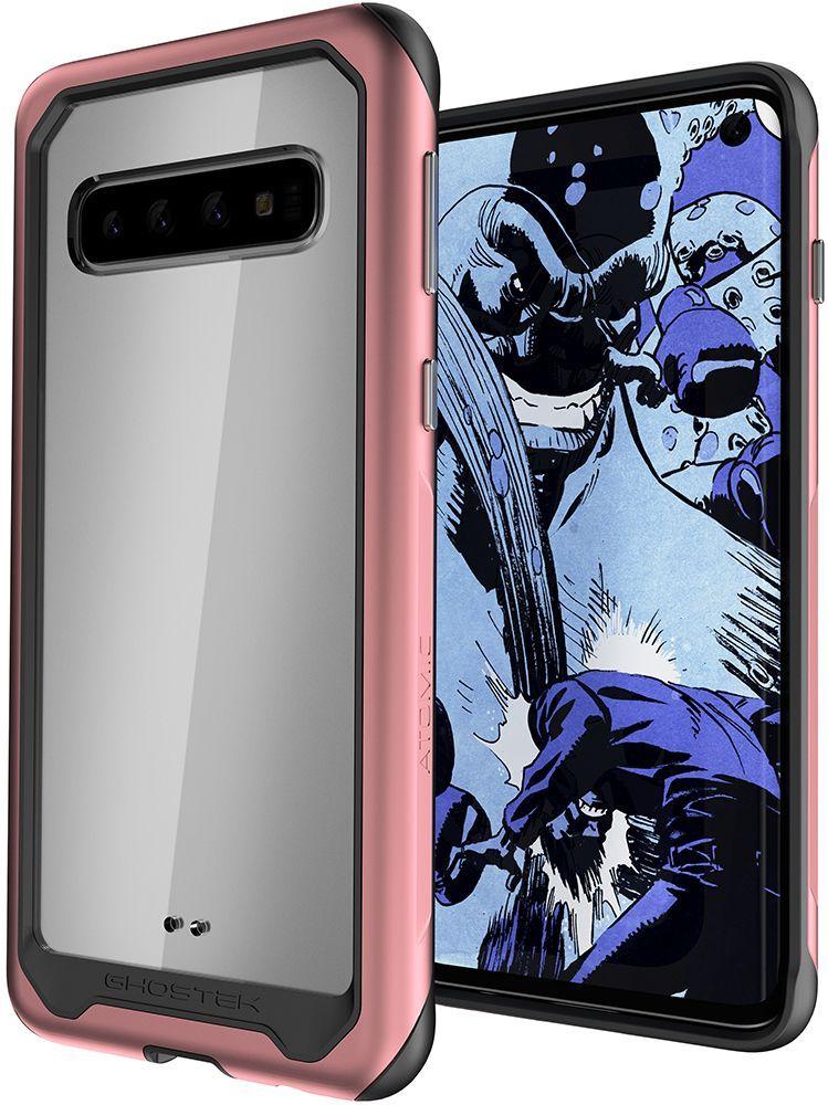Galaxy S10 Military Grade Aluminum Case | Atomic Slim 2 Series [Pink]