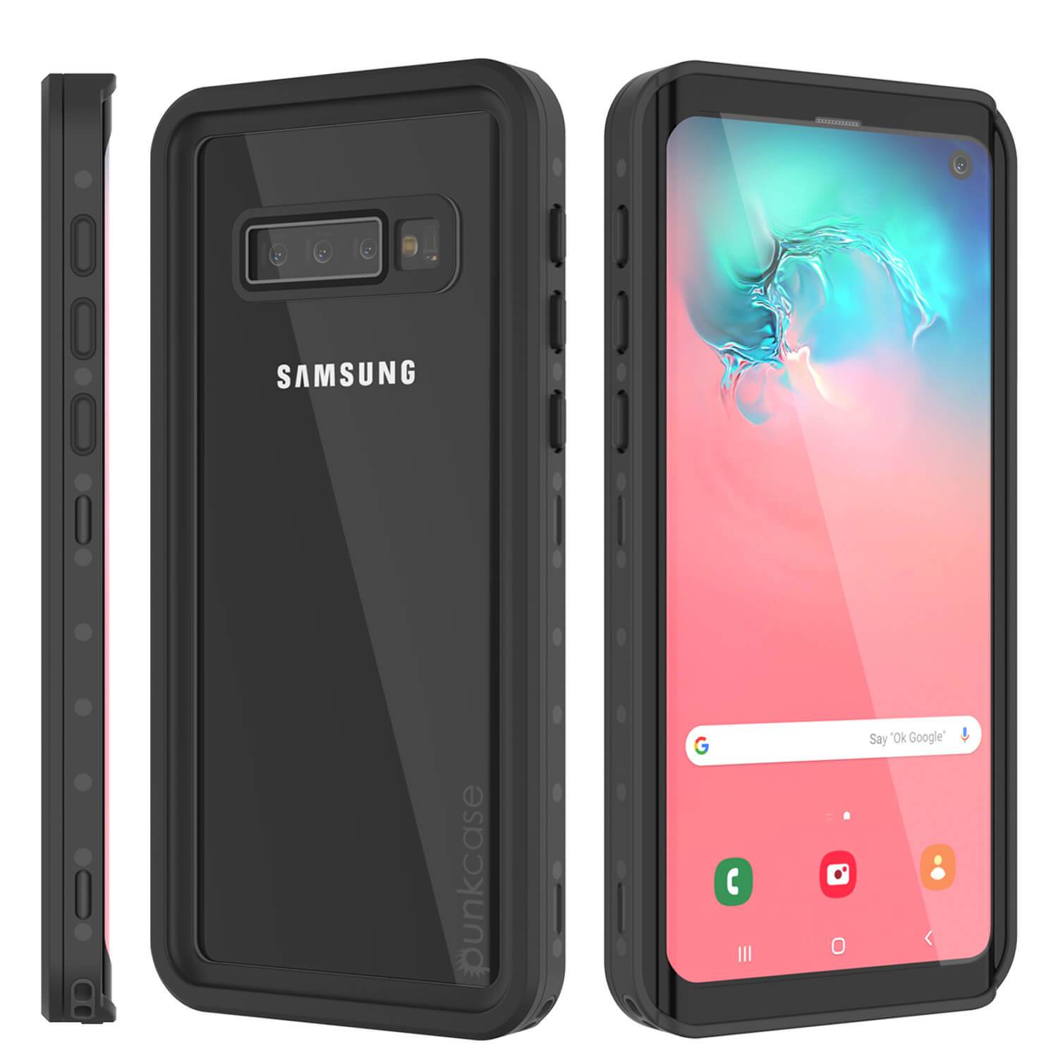 Galaxy S10 Waterproof Case PunkCase StudStar Clear Thin 6.6ft Underwater IP68 Shock/Snow Proof