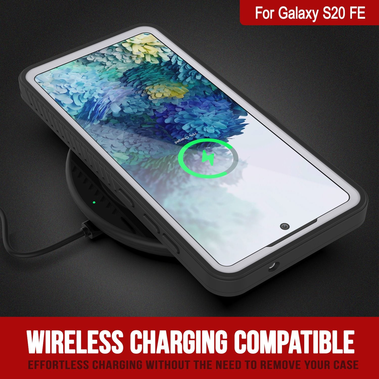 Galaxy S20 FE Water/Shock/Snow/dirt proof [Extreme Series] Punkcase Slim Case [White]