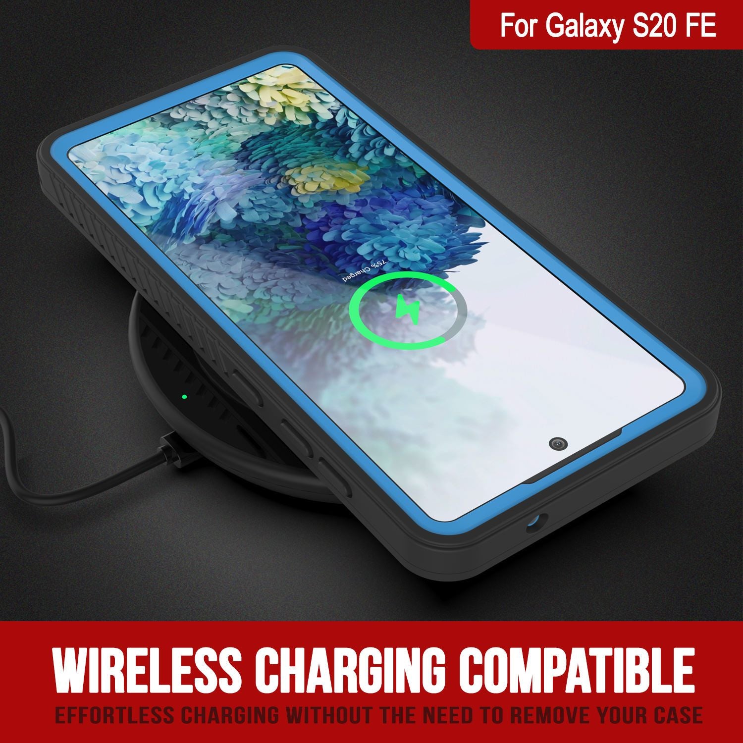 Galaxy S20 FE Water/Shock/Snow/dirt proof [Extreme Series] Slim Case [Light Blue]