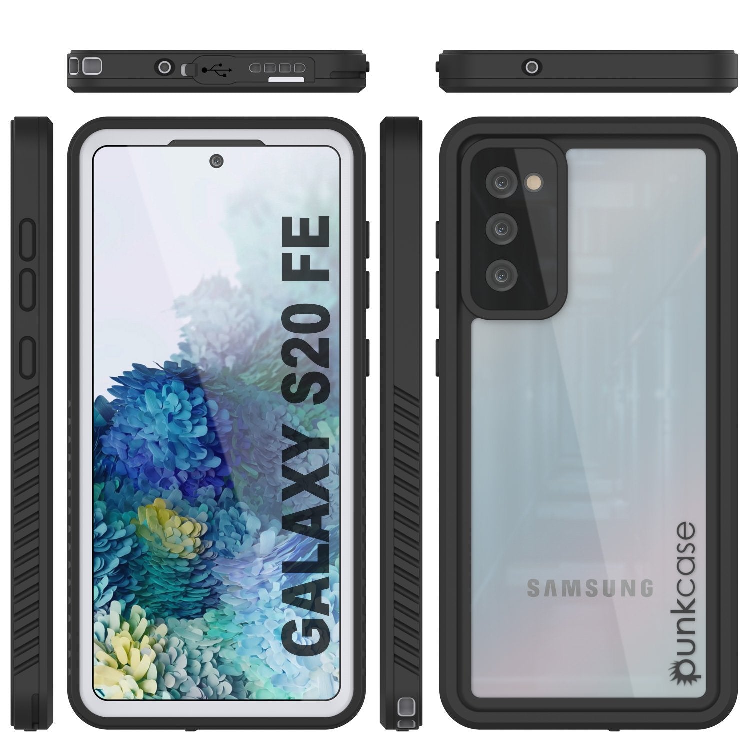 Galaxy S20 FE Water/Shock/Snow/dirt proof [Extreme Series] Punkcase Slim Case [White]