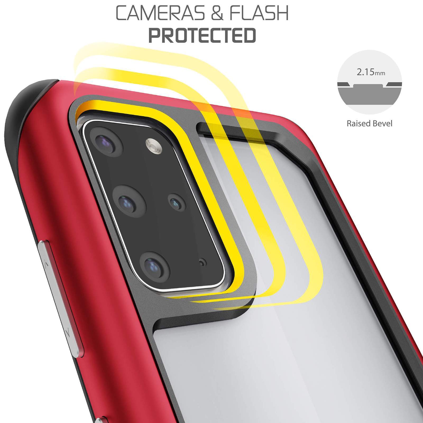 Galaxy S20 Plus Military Grade Aluminum Case | Atomic Slim Series [Pink]
