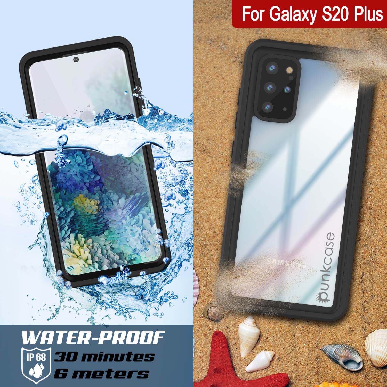 Galaxy S20+ Plus Water/Shockproof [Extreme Series] With Screen Protector Case [Black]