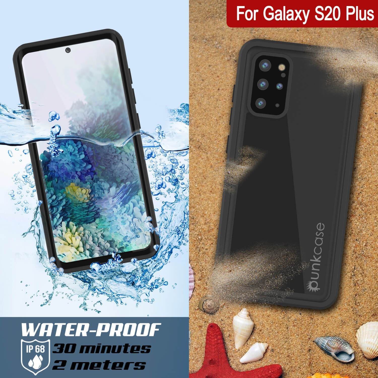 Galaxy S20+ Plus Waterproof Case PunkCase StudStar Clear Thin 6.6ft Underwater IP68 Shock/Snow Proof