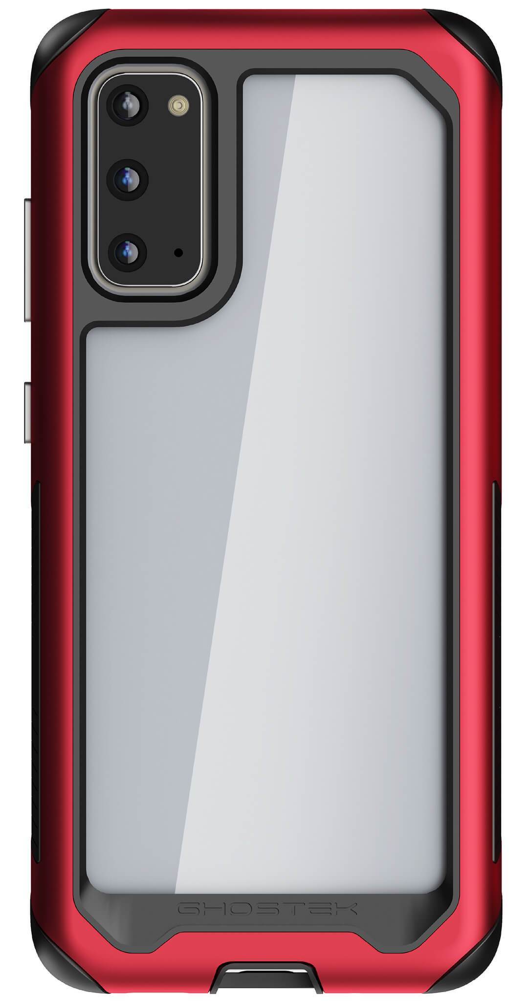 Galaxy S20 Military Grade Aluminum Case | Atomic Slim Series [Red]