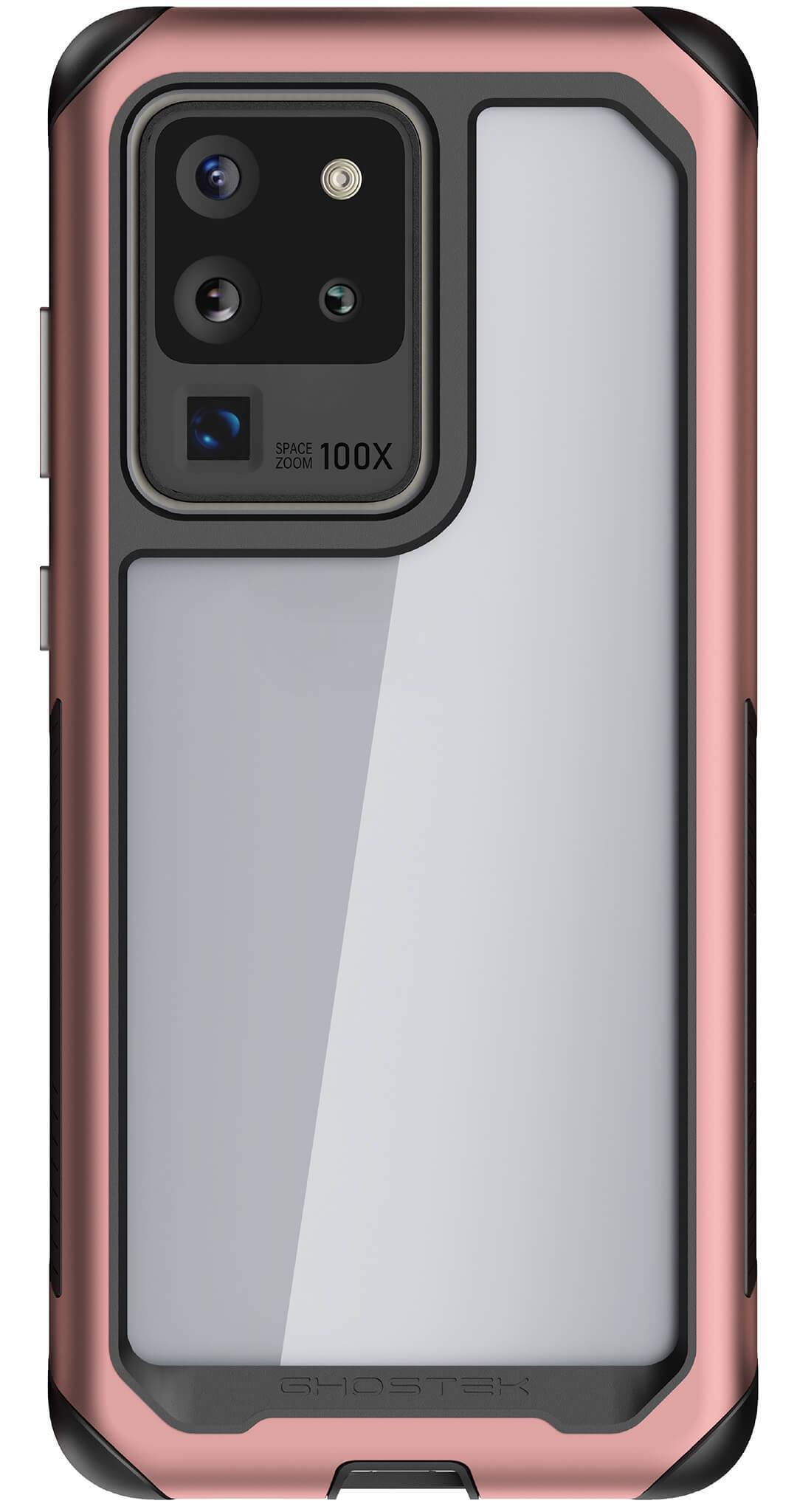 Galaxy S20 Ultra Military Grade Aluminum Case | Atomic Slim Series [Pink]