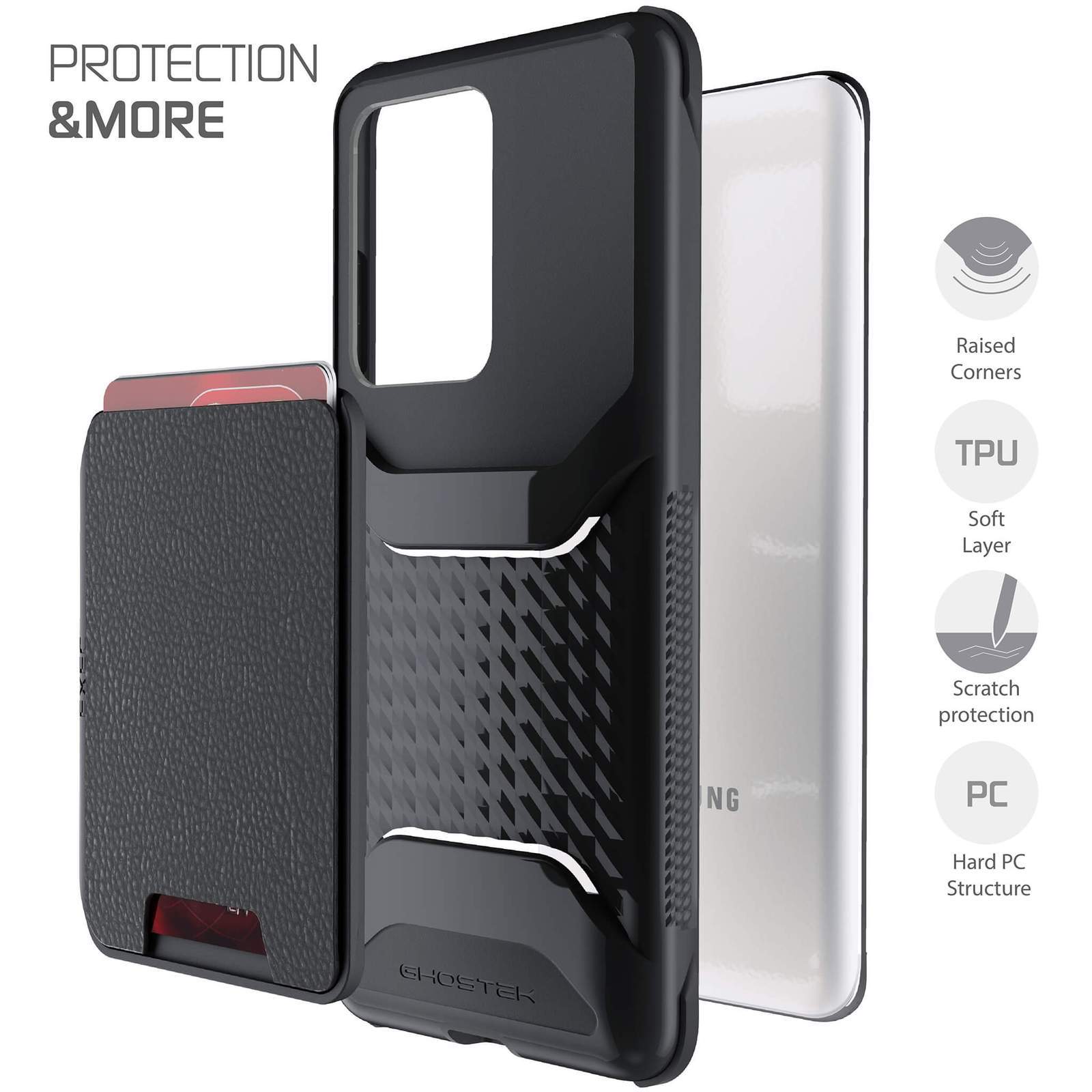 Galaxy S20 Ultra Wallet Case | Exec Series [Black]