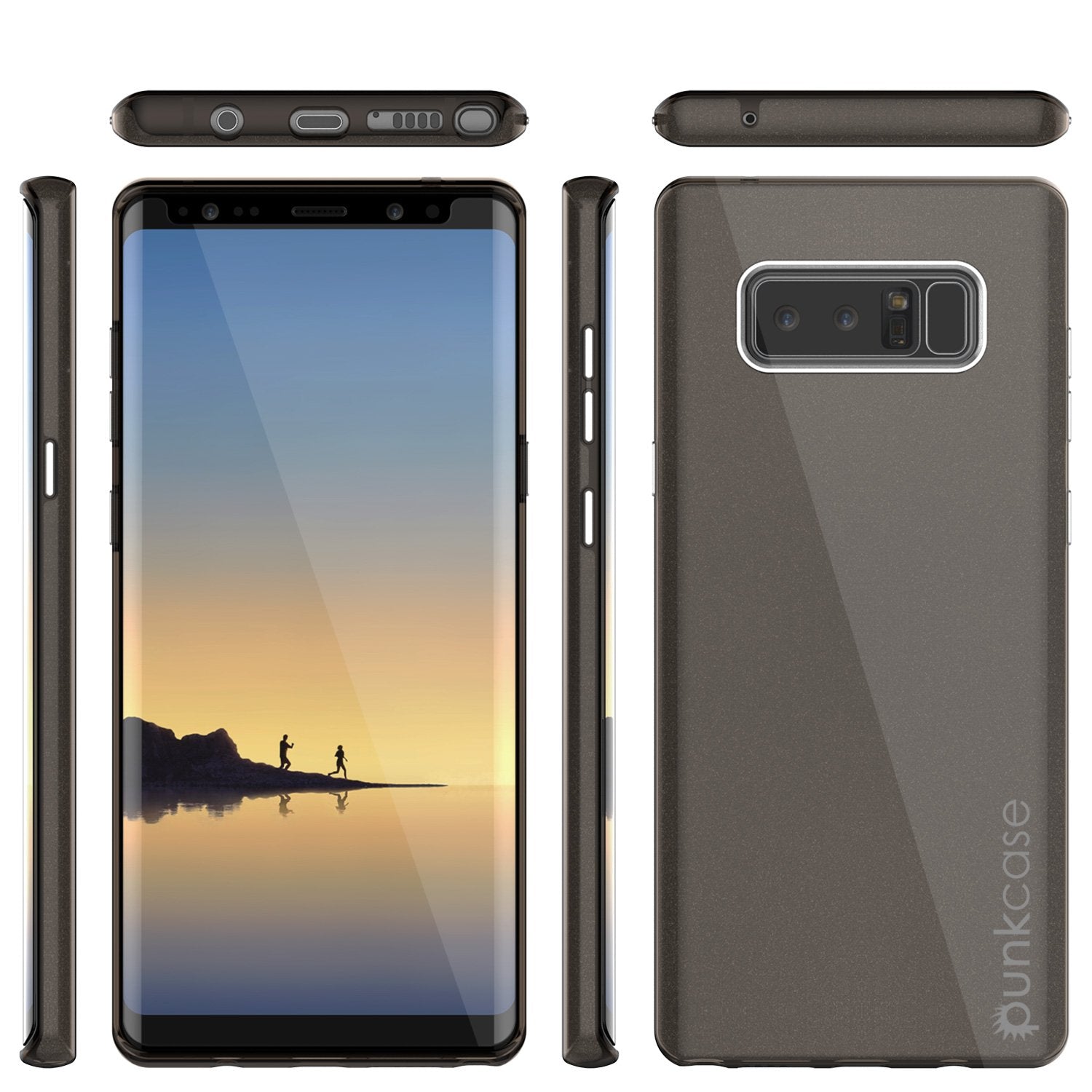 Galaxy Note 8, Punkcase Galactic 2.0 Series Ultra Slim [Black/grey]