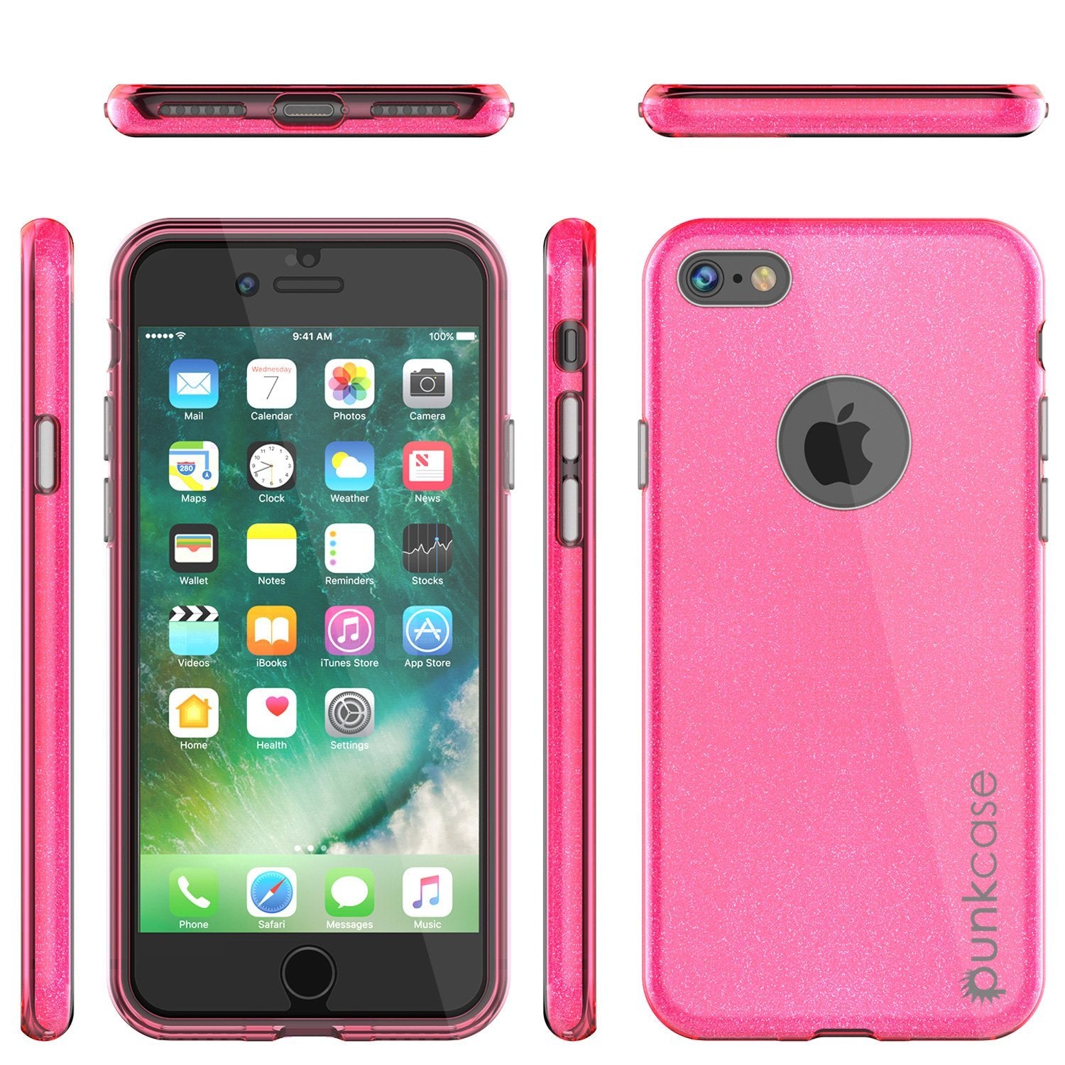 iPhone SE (4.7") Case, Punkcase Galactic 2.0 Series Ultra Slim Protective Armor TPU Cover [Pink]