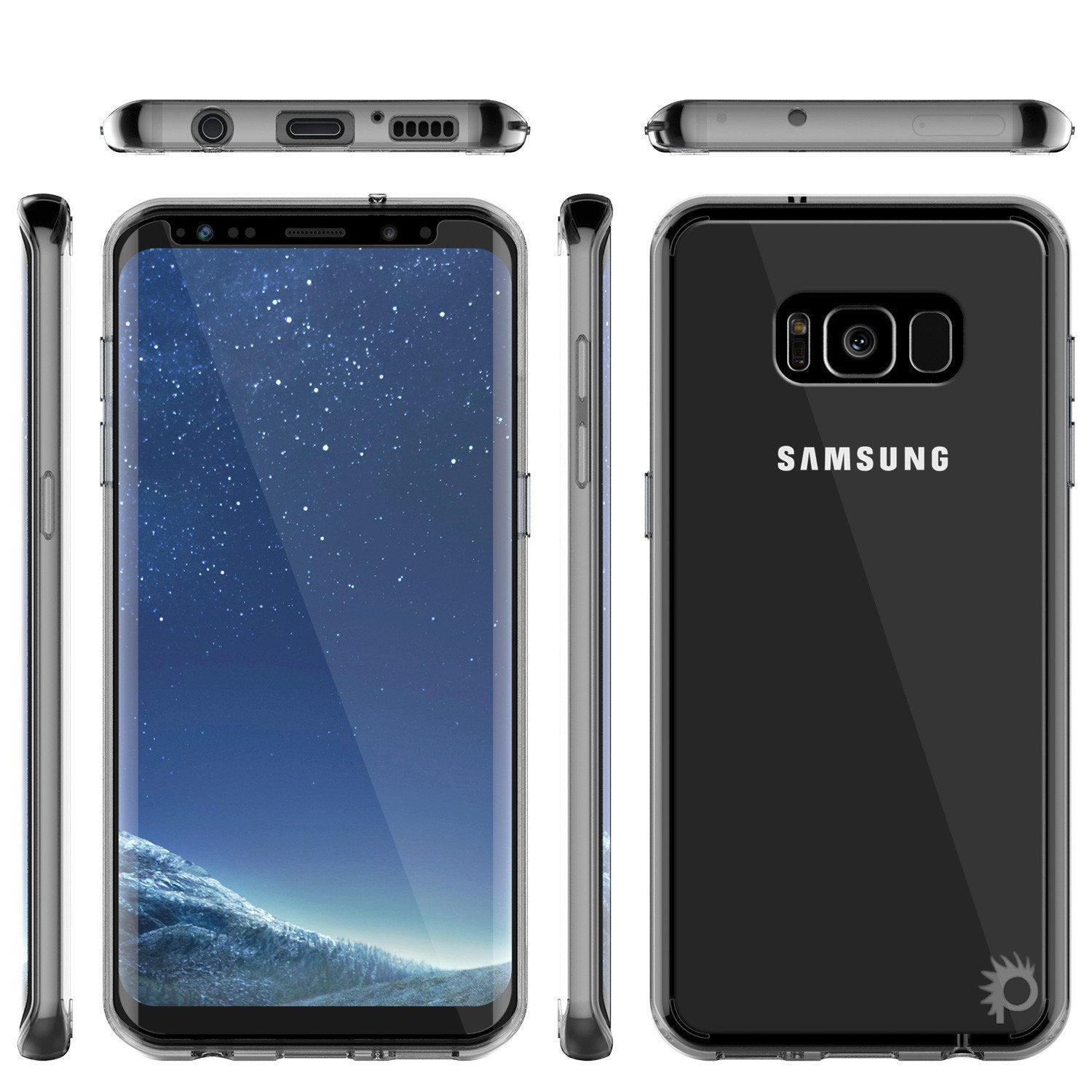 Galaxy S8 Case Punkcase [LUCID 2.0 Series] [Slim Fit] [CLEAR]
