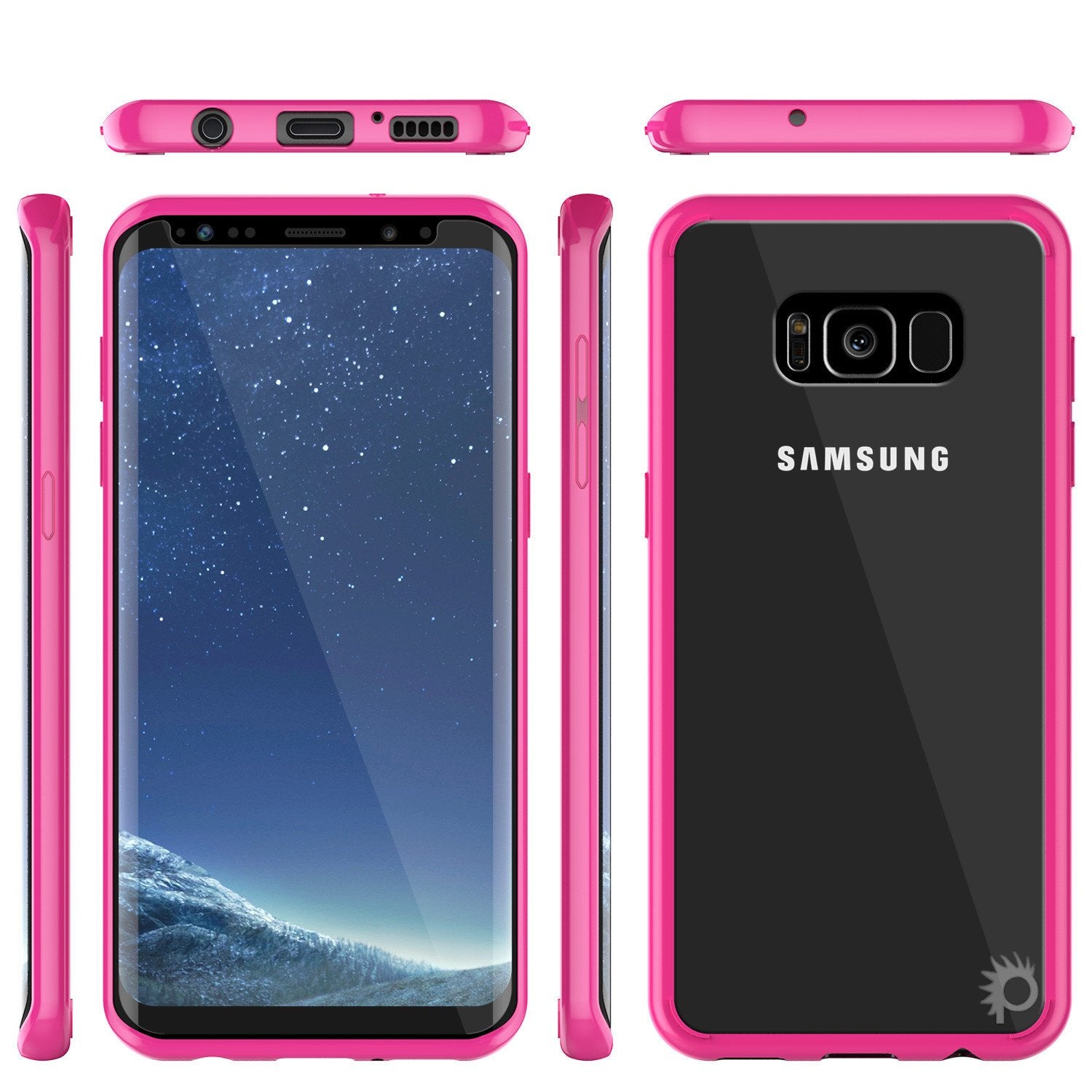 Galaxy S8 Punkcase Lucid 2.0 Series Slim Fit Armor Case Cover