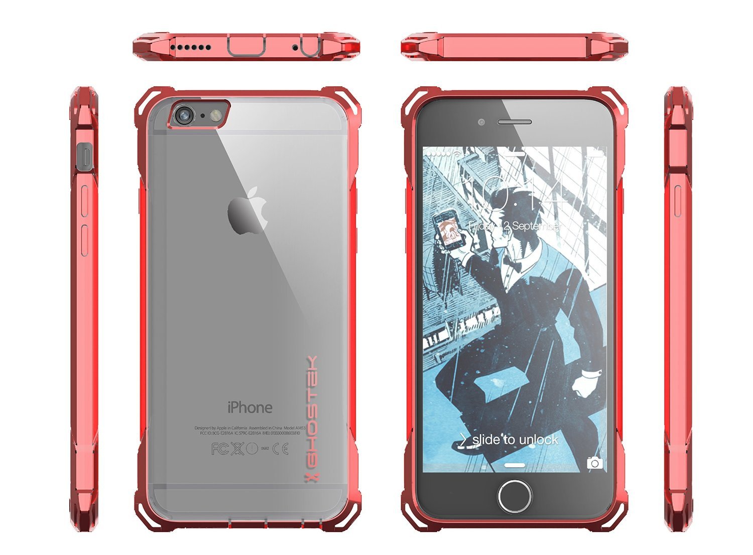 iPhone 6S Case, Ghostek® Covert Rose Pink, Premium Armor | Lifetime Warranty Exchange