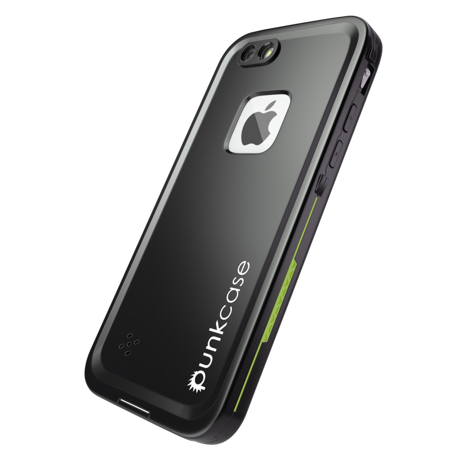 iPhone 6+/6S+ Plus Waterproof Case, Punkcase SpikeStar Light GreenThin Fit 6.6ft Underwater IP68