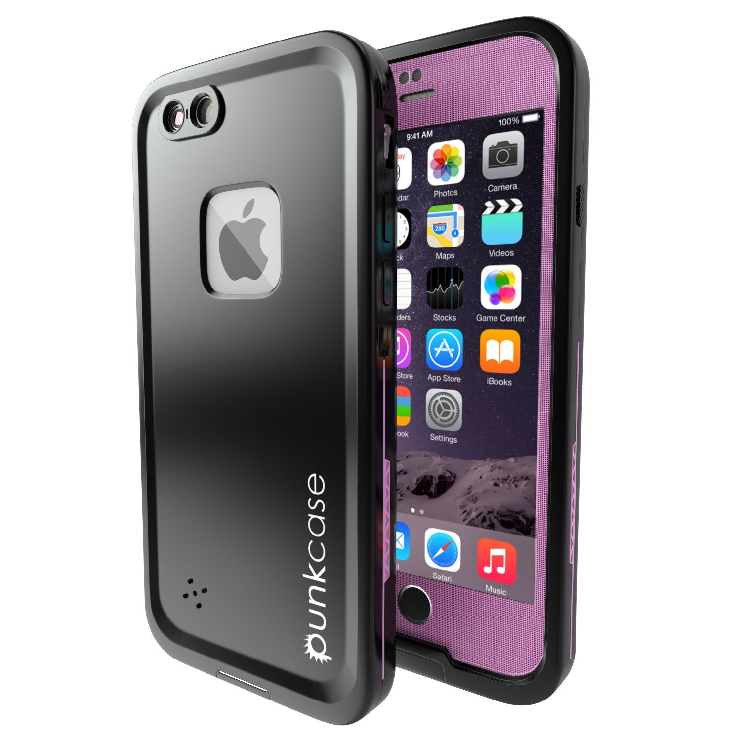 iPhone 6S+/6+ Plus Waterproof Case, Punkcase SpikeStar Pink | Thin Fit 6.6ft Underwater IP68