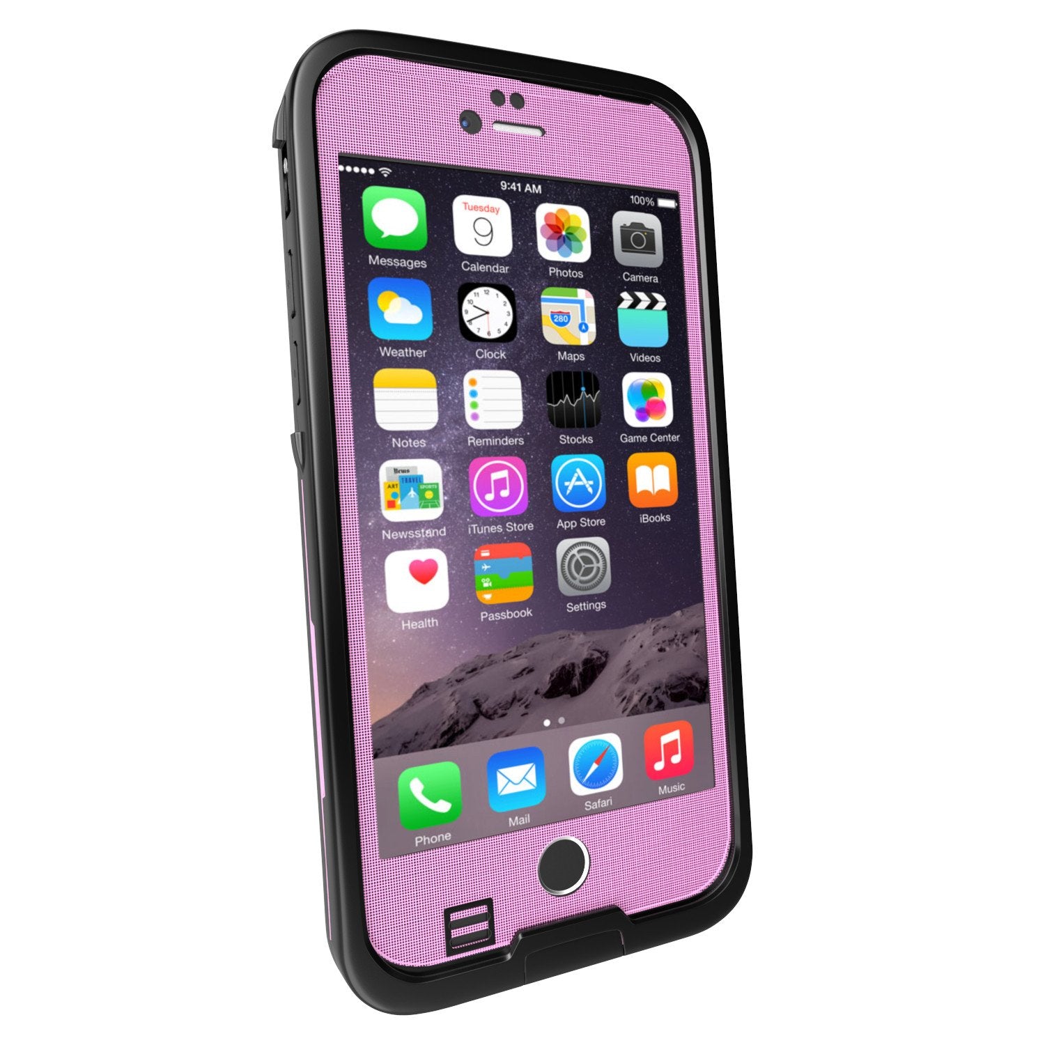 iPhone 6S+/6+ Plus Waterproof Case, Punkcase SpikeStar Pink | Thin Fit 6.6ft Underwater IP68