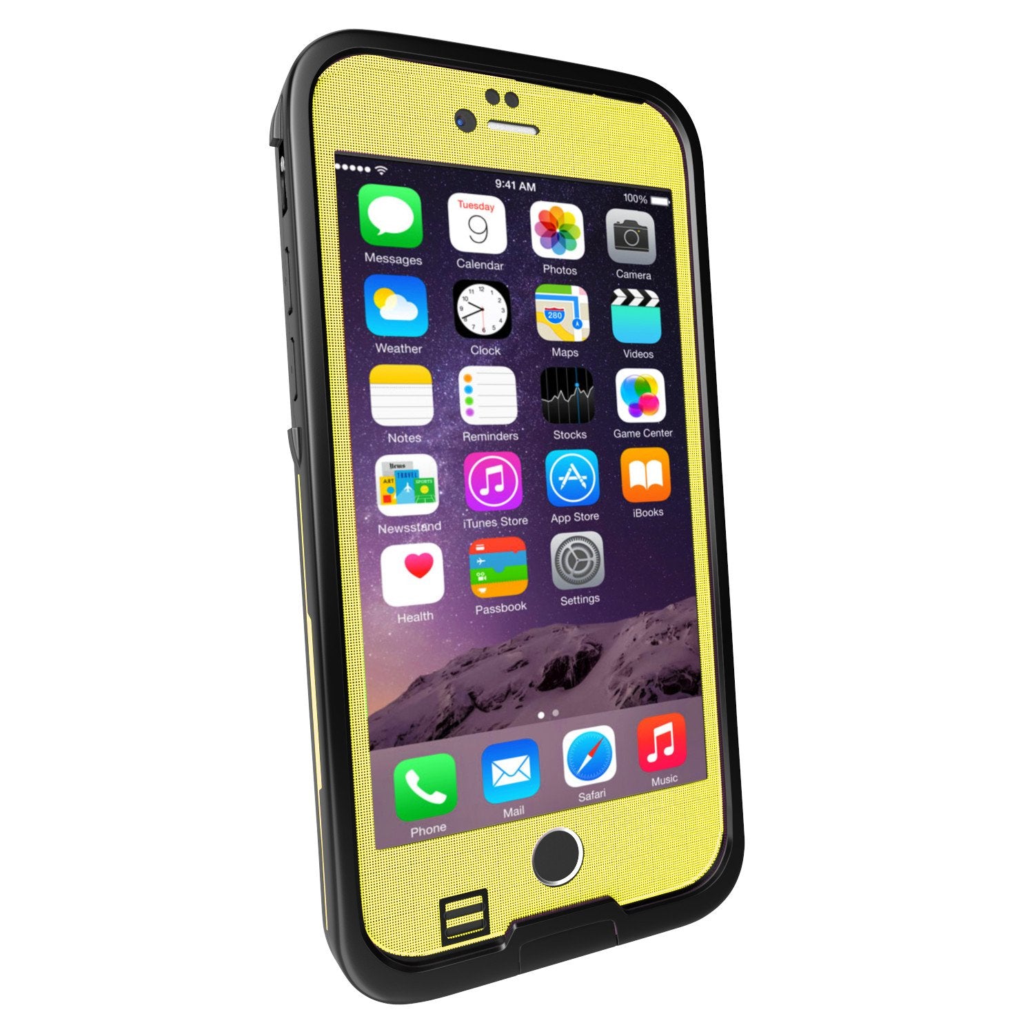 iPhone 6/6S Plus Waterproof Case, Punkcase SpikeStar Yellow Series | Thin Fit 6.6ft Underwater IP68