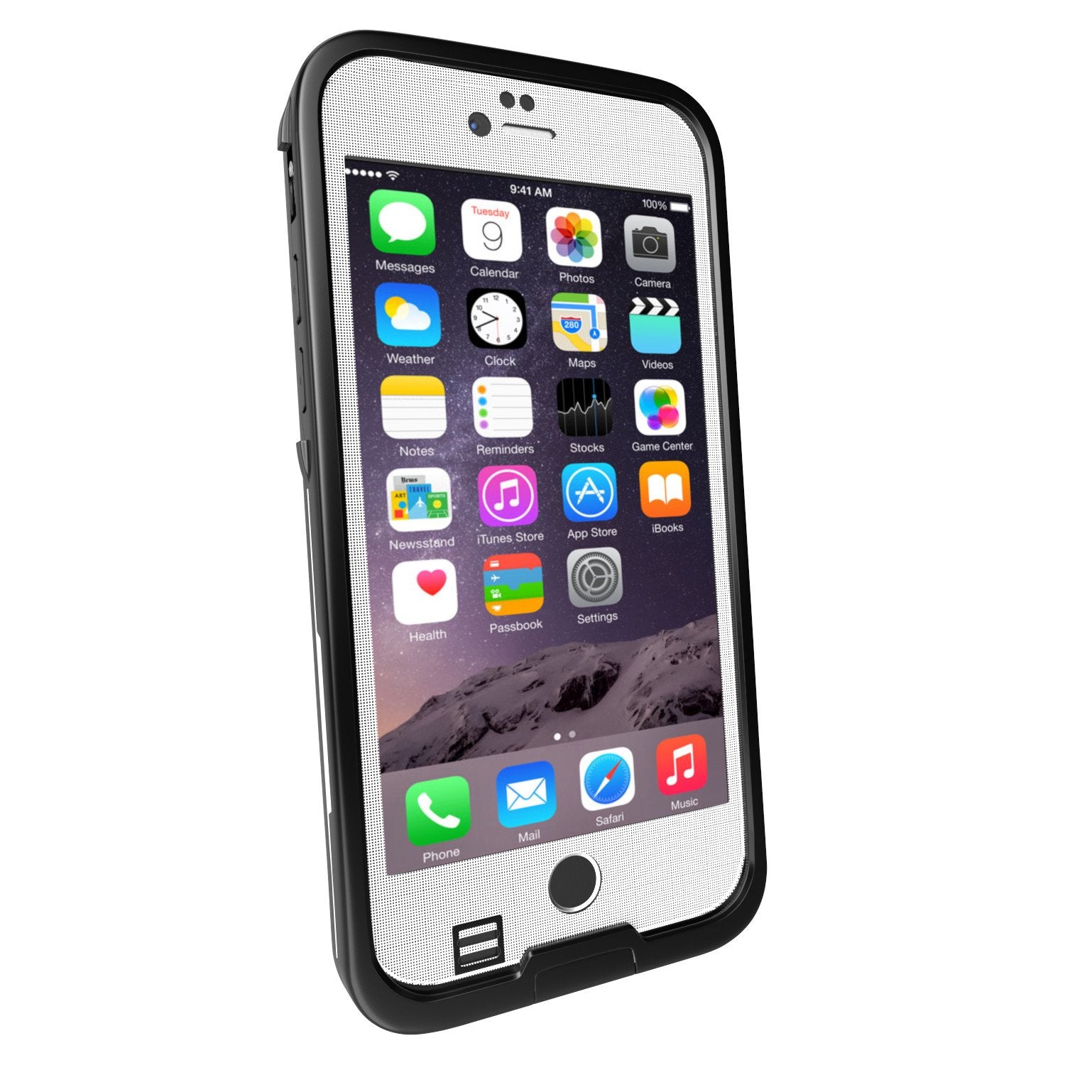 iPhone 6S/6 Waterproof Case, Punkcase SpikeStar White | Thin Fit 6.6ft Underwater IP68 | Warranty