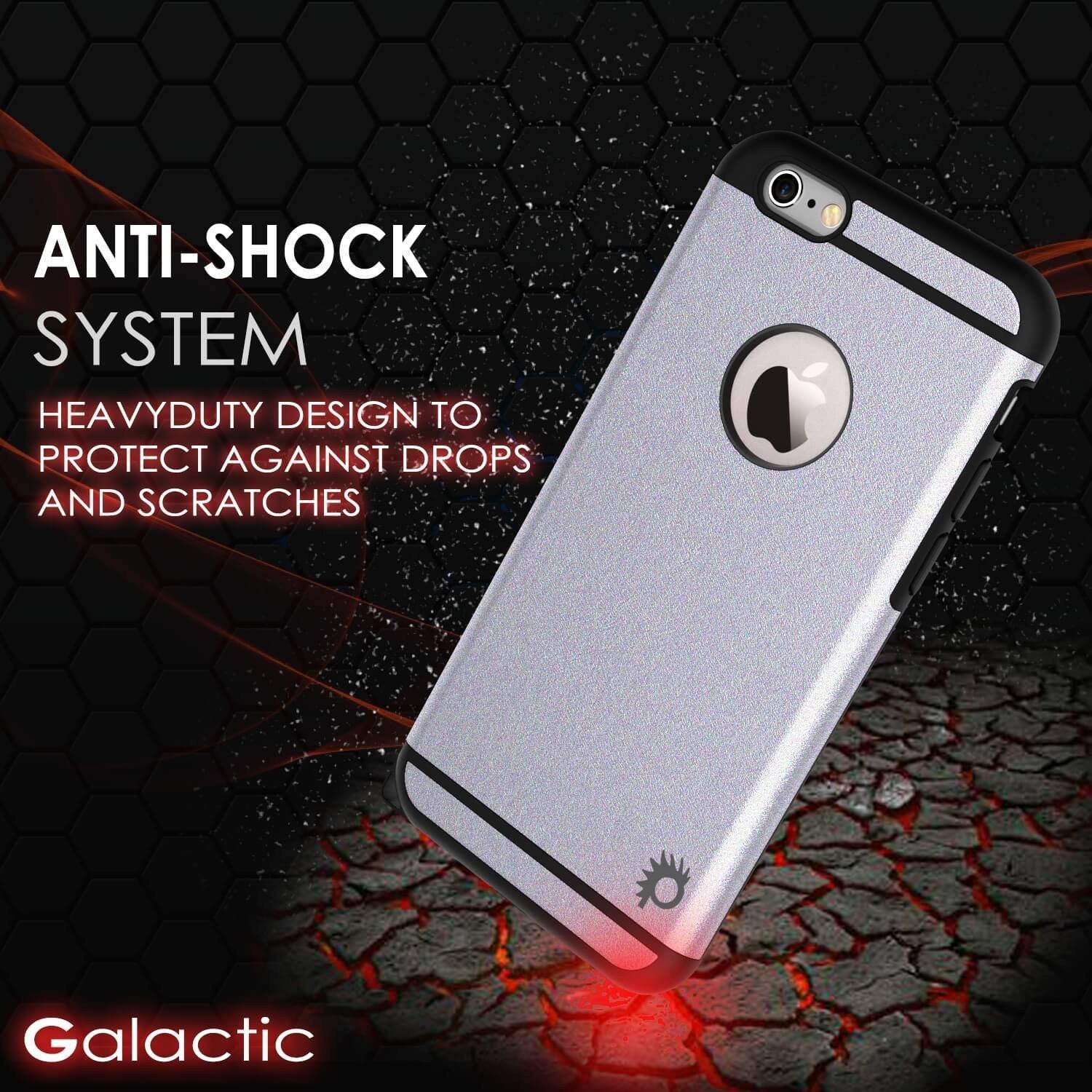 iPhone 5s/5/SE Case PunkCase Galactic SIlver Series Slim w/ Tempered Glass | Lifetime Warranty