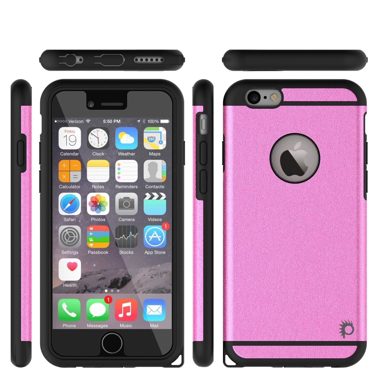 iPhone 5s/5/SE Case PunkCase Galactic Pink Series  Slim w/ Tempered Glass | Lifetime Warranty