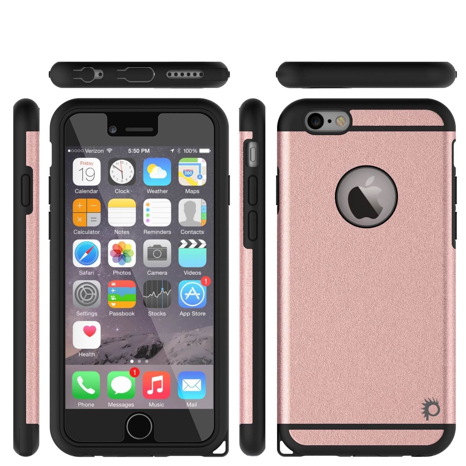 iPhone 5s/5 Case PunkCase Galactic pink Series Slim w/ Tempered Glass | Lifetime Warranty