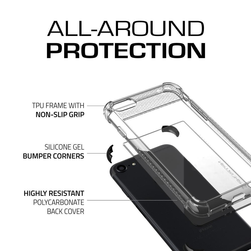iPhone 7 Case, Ghostek® Covert 2 Series Military Drop Tested | Black