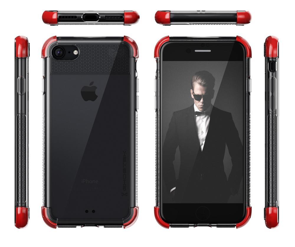 iPhone 7 Case, Ghostek® Covert 2 Series Military Drop Tested | Red