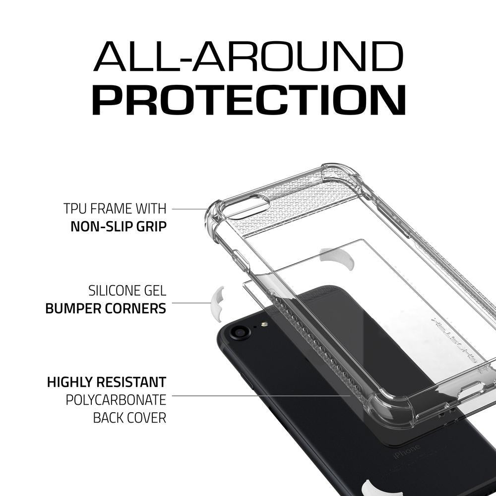 iPhone  8 Case, Ghostek Covert 2 Series for iPhone  8 Protective Case [White]