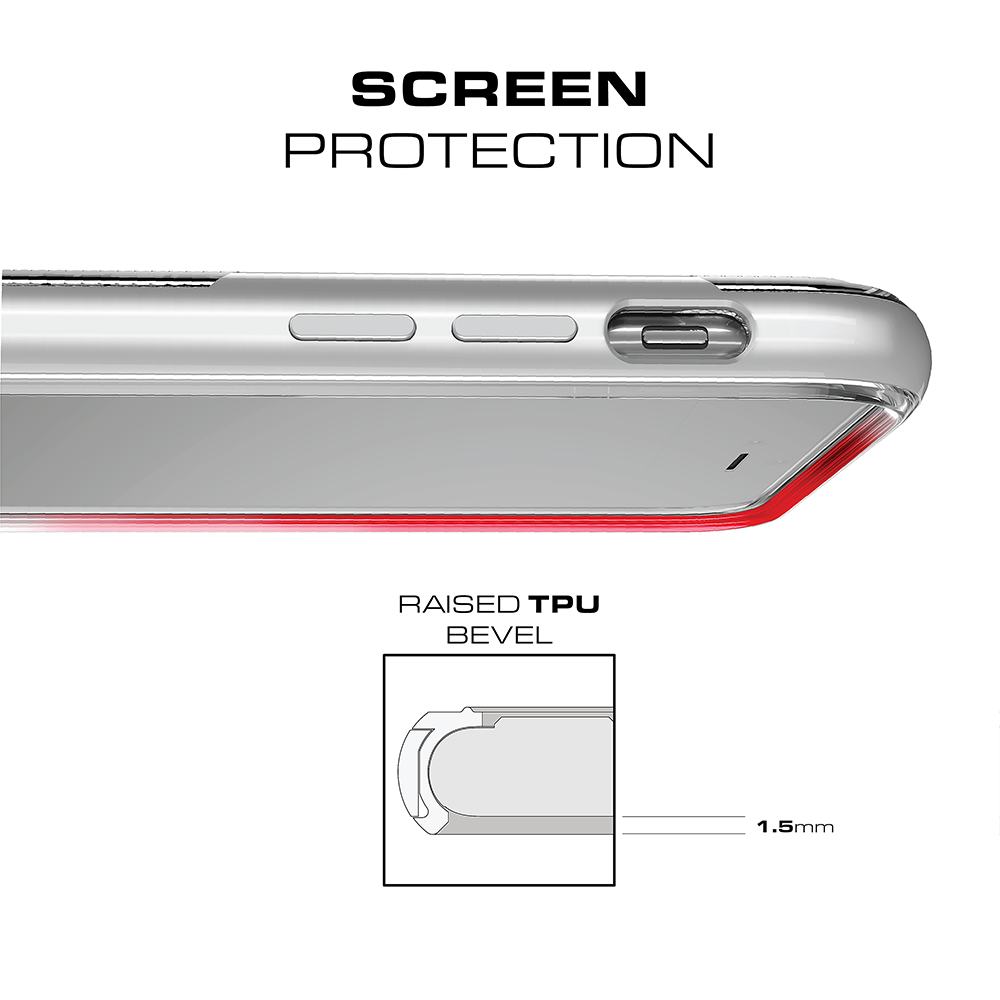 iPhone 7+ Plus Case, Ghostek Cloak 3 Series  for iPhone 7+ Plus  Case [RED]