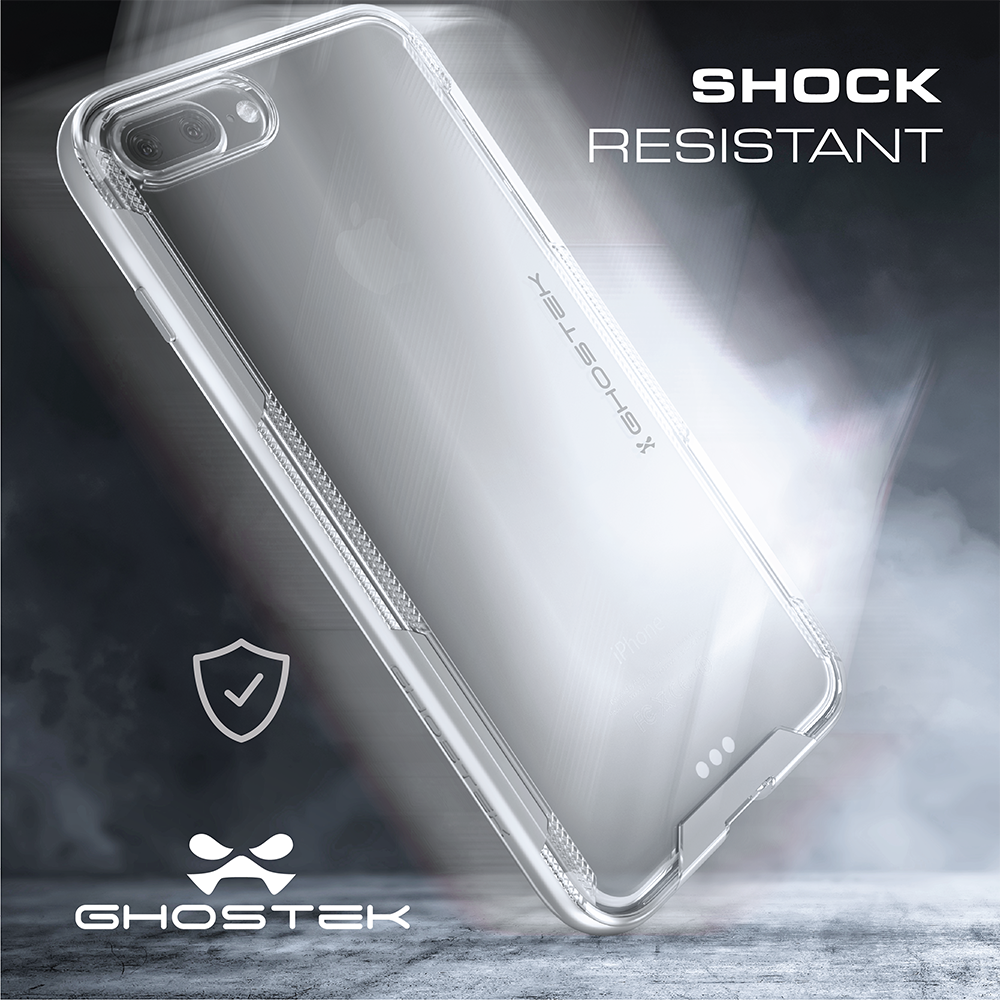 iPhone 7+ Plus Case,Ghostek Cloak 3 Series for iPhone 7+ Plus Clear Protective Case[BLACK]
