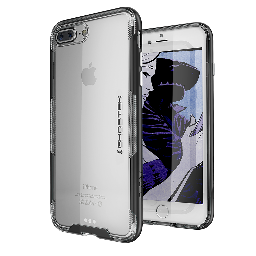 iPhone 7+ Plus Case, Ghostek Cloak 3 Series  for iPhone 7+ Plus  Case [BLACK]