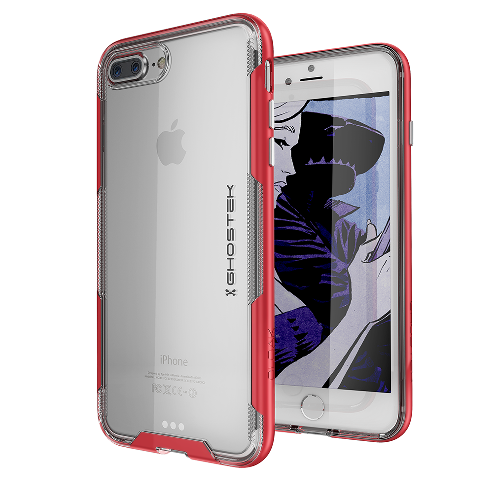 iPhone 7+ Plus Case, Ghostek Cloak 3 Series  for iPhone 7+ Plus  Case [RED]