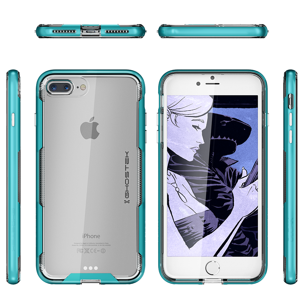 iPhone 7+ Plus Case, Ghostek Cloak 3 Series  for iPhone 7+ Plus  Case [TEAL]