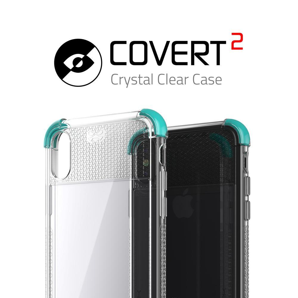 iPhone X Case, Ghostek Covert 2 Series for iPhone X / iPhone Pro Protective Case [TEAL]