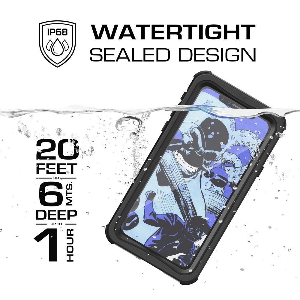 iPhone X 10 Waterproof PunkCase, Ghostek Nautical Military Grade Black