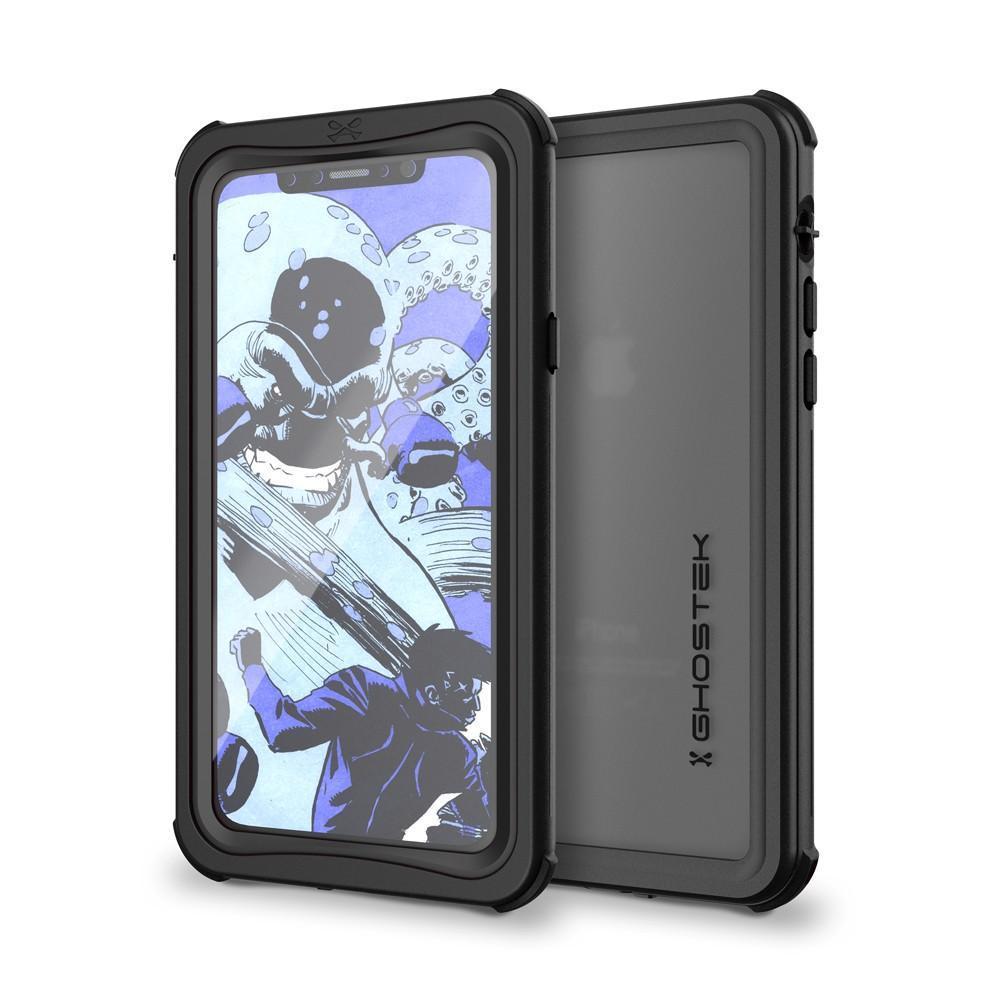 iPhone 8+ Plus Case - Punkcase CarbonShield Jet Black