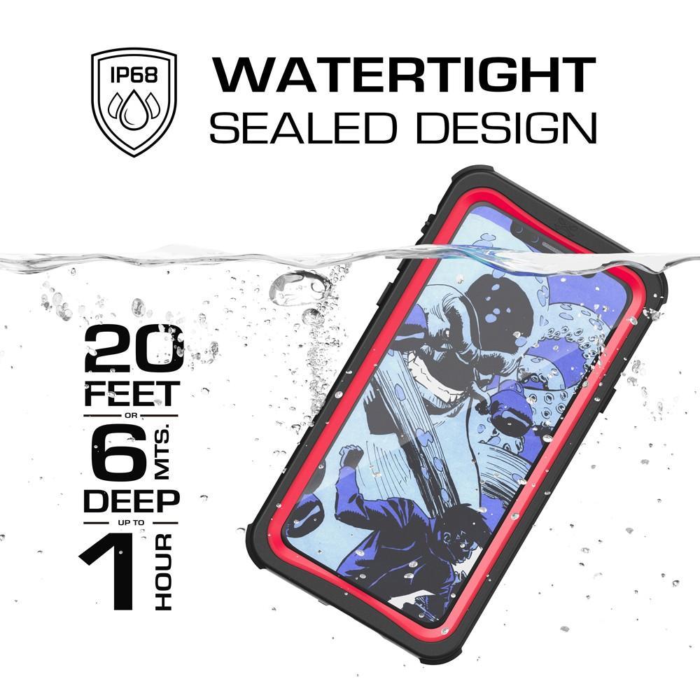 iPhone X  Case ,Ghostek Nautical Series  for iPhone X Rugged Heavy Duty Case |  RED