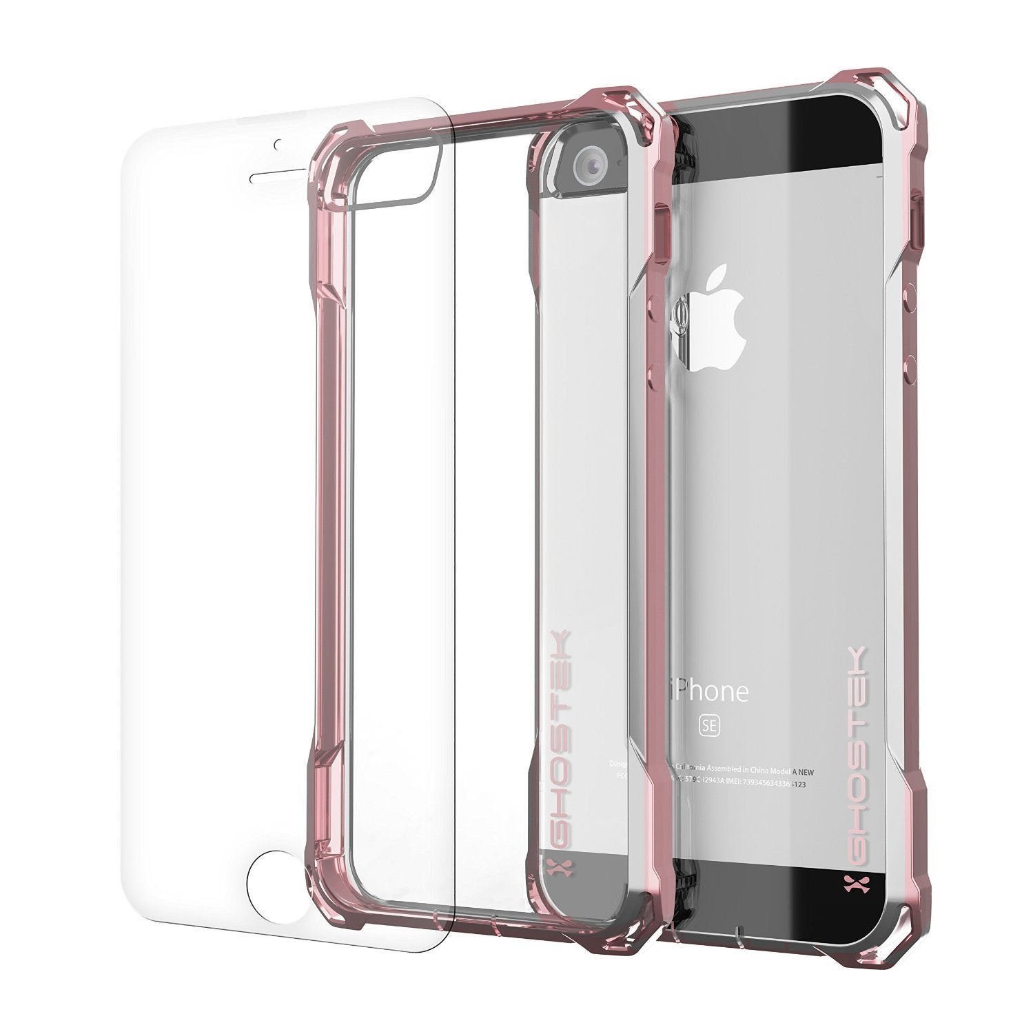 iPhone SE Case, Ghostek® Covert Pink, Premium Impact Protective Armor | Lifetime Warranty Exchange