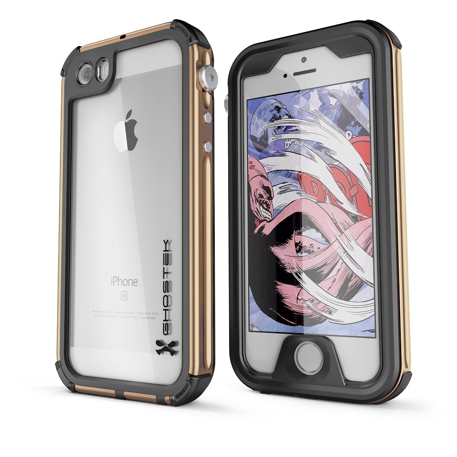 iPhone 8 Waterproof Case, Ghostek® Atomic 3.0 Gold Series