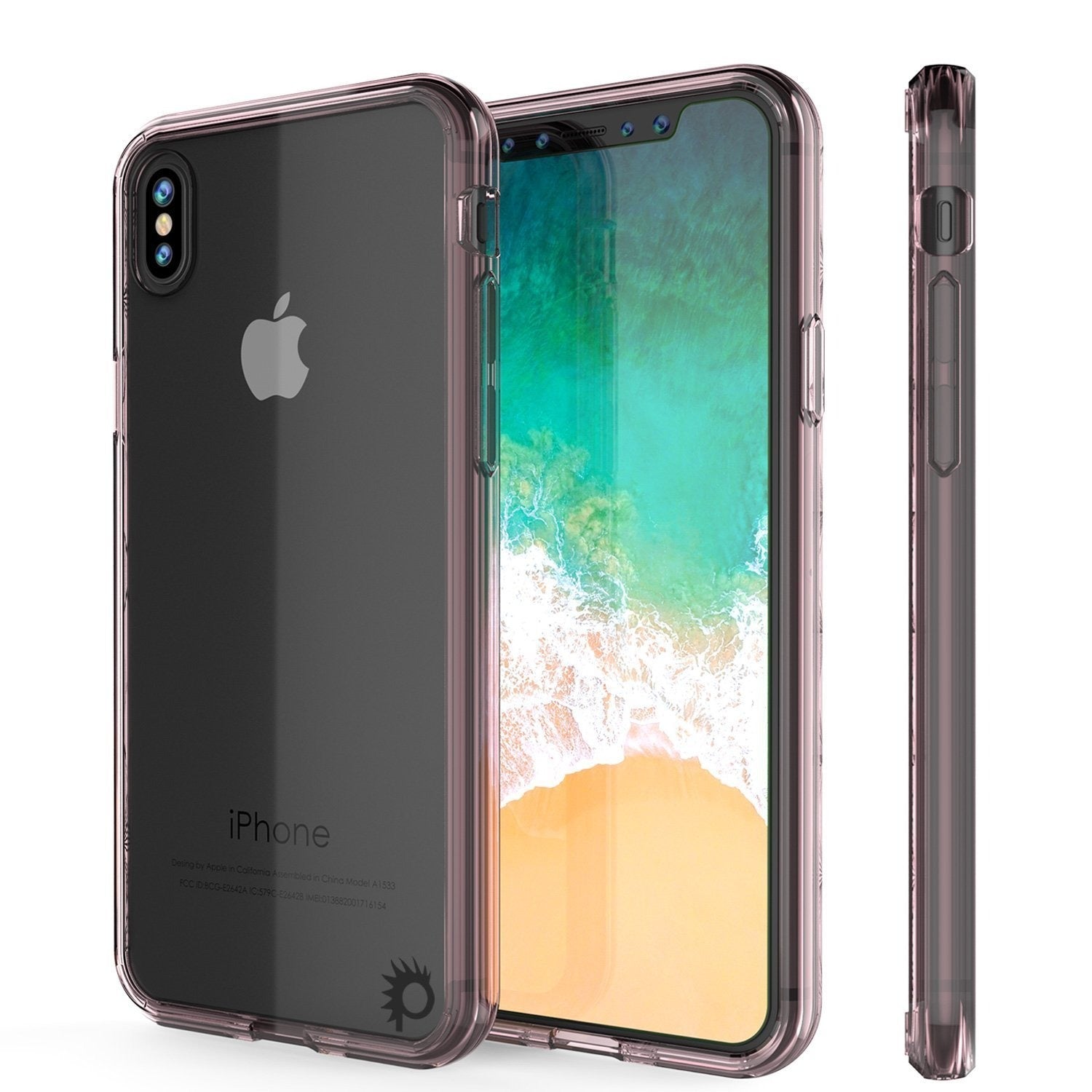 iPhone XS Max Case, PUNKcase [Lucid 2.0 Series] [Slim Fit] Armor Cover [Crystal-Pink]