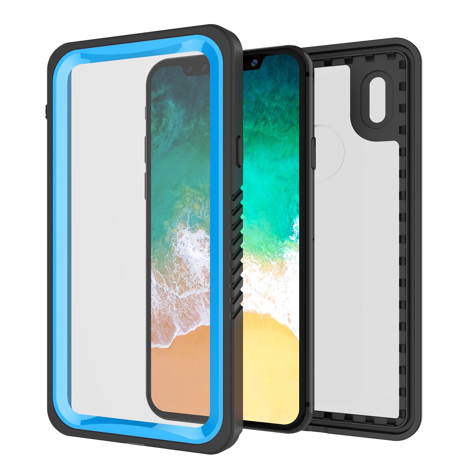 iPhone X Case, Extreme Series Armor Cover W/Screen Protector [BLACK]