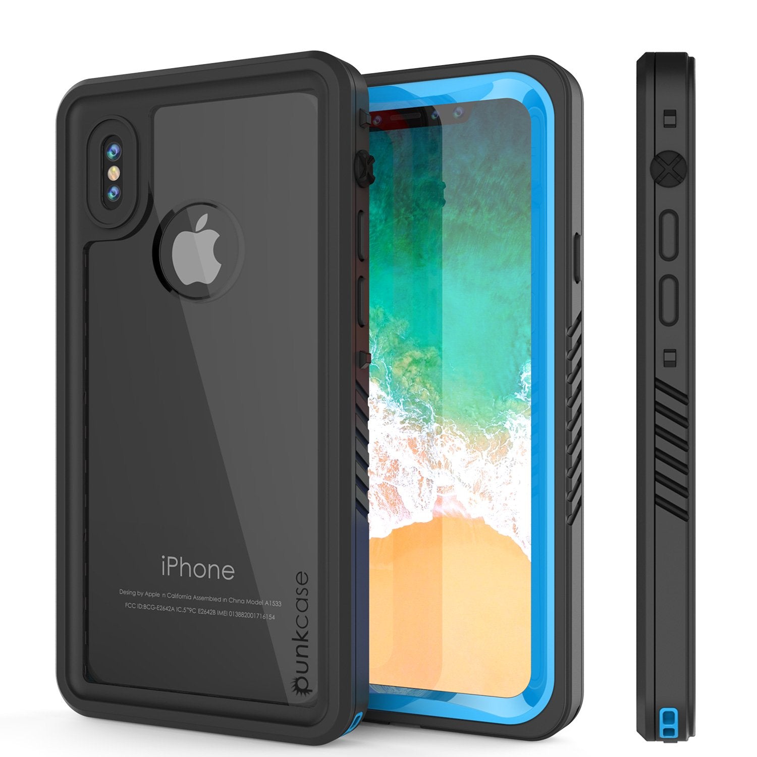 iPhone X Case, Extreme Series Armor Cover W/Screen Protector [BLACK]