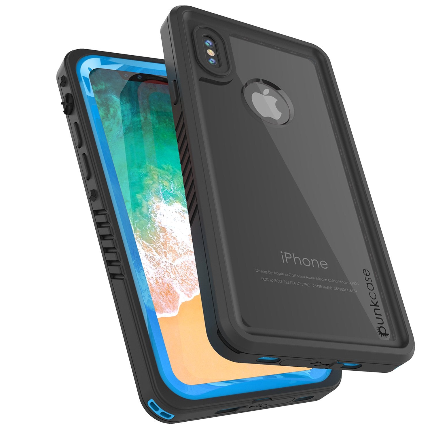 iPhone X Case, Extreme Series Armor Cover W/Screen Protector [BLACK]