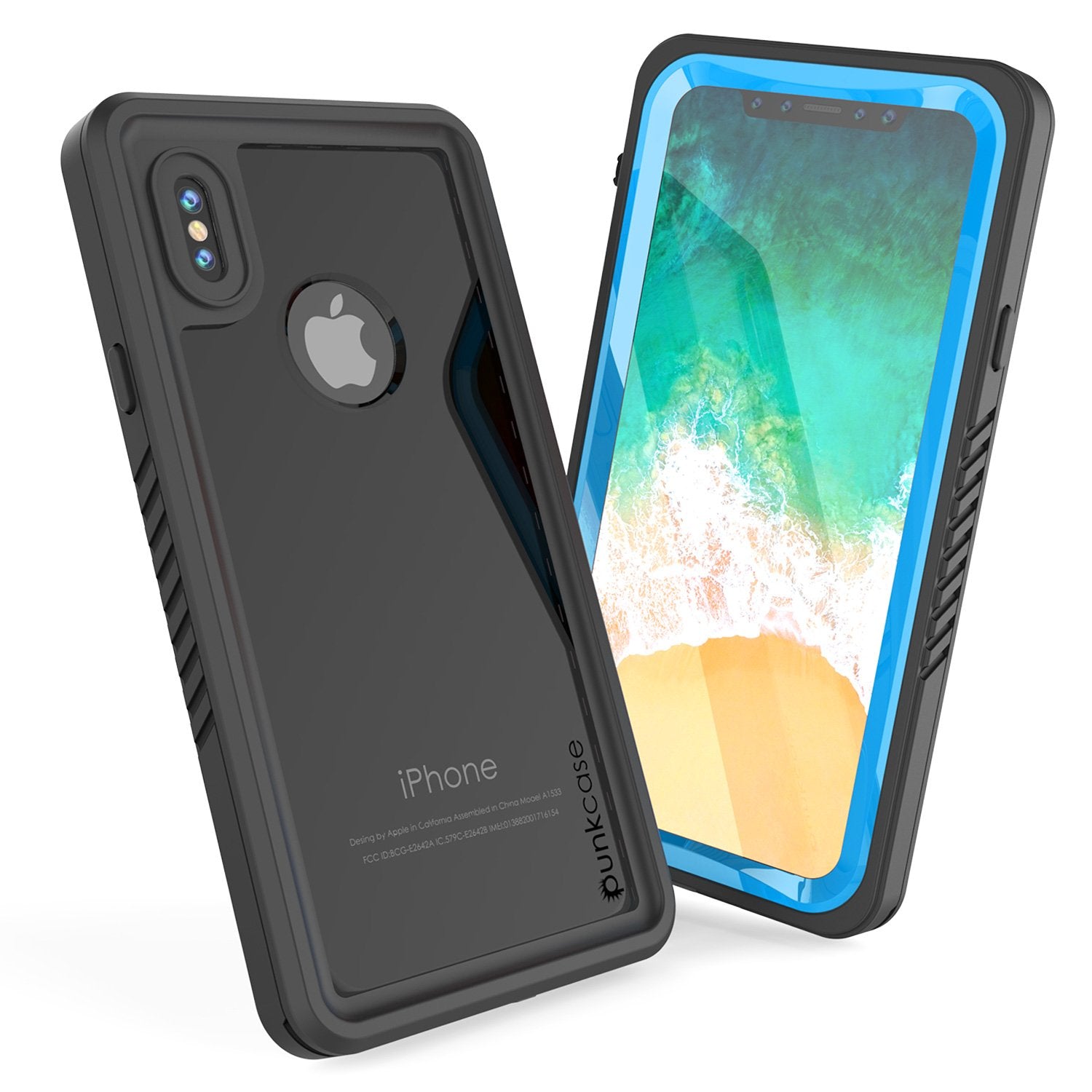 iPhone X Case, Extreme Series Armor Cover W/Screen Protector [BLACK]