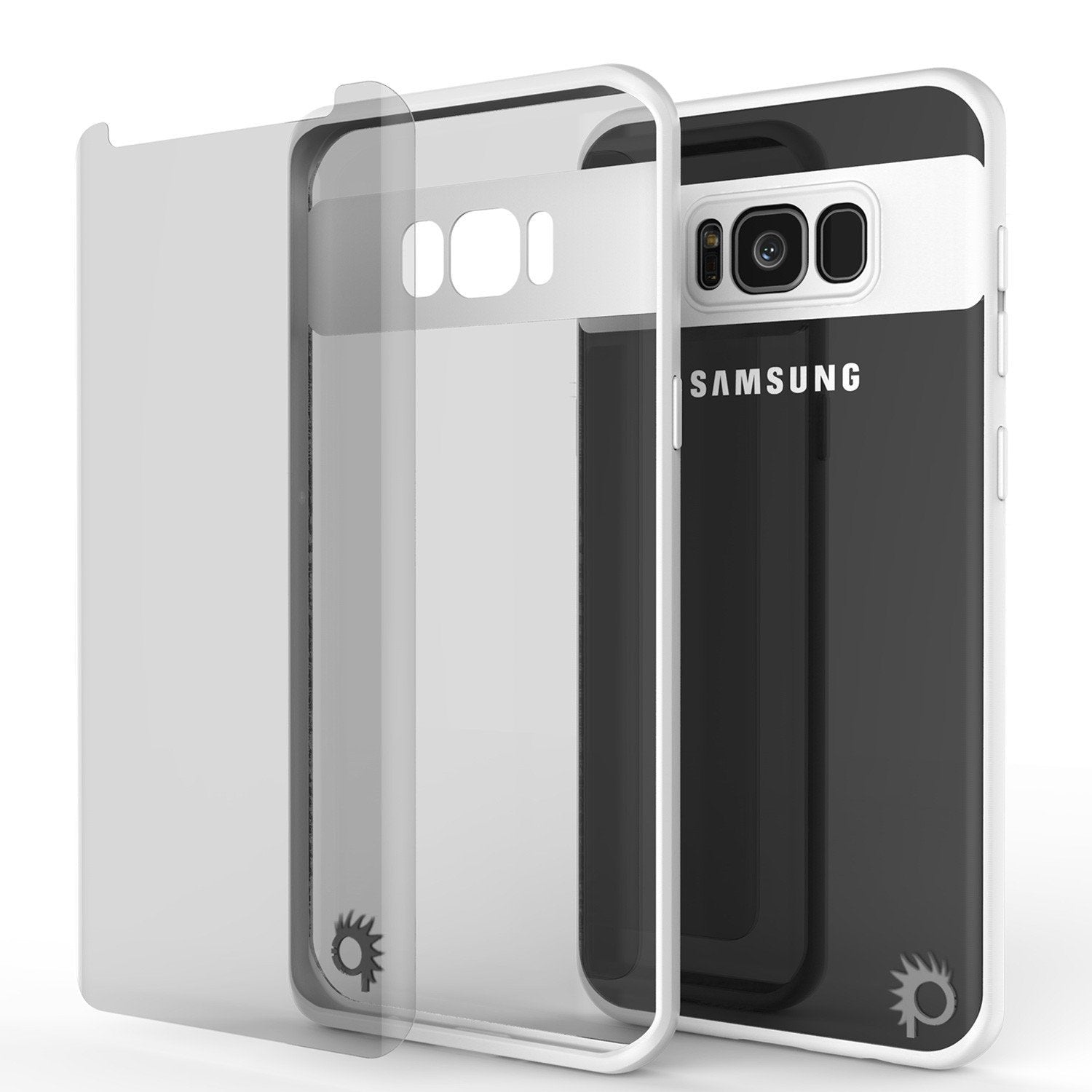 Galaxy S8 Case, Punkcase [MASK Series] [WHITE]